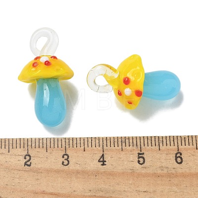 Handmade Lampwork Pendants LAMP-M021-01H-1