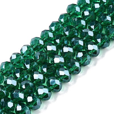 Electroplate Glass Beads Strands LS-EGLA-A044-T6mm-A18-1