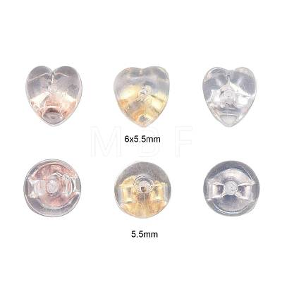 12Pair 6 Style Silicone Ear Nuts SIL-LS0001-01-1