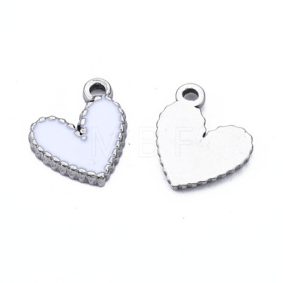 304 Stainless Steel Charms STAS-S080-044P-NR-1