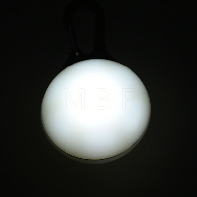 Plastic & Iron LED Collar Light AJEW-P080-04-1