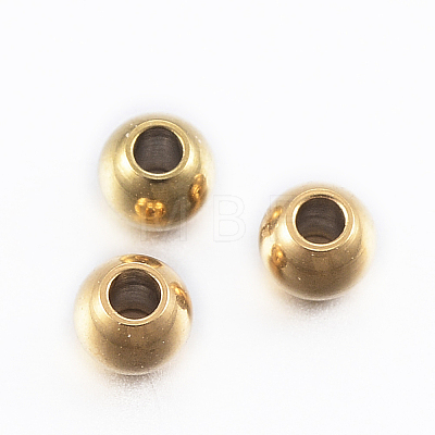 Ion Plating(IP) 304 Stainless Steel Beads LS-X-STAS-H394-09G-1