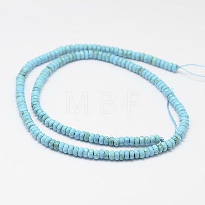 Natural Howlite Beads Strands TURQ-P027-07-1