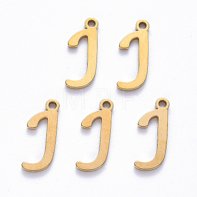 PVD Vacuum Plating 201 Stainless Steel Charms STAS-R105-J-G-1