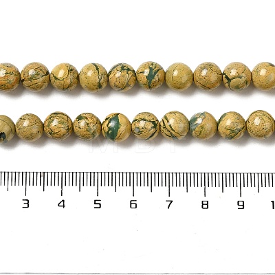 Natural Verdite Stone Beads Strands G-P515-A01-01-1