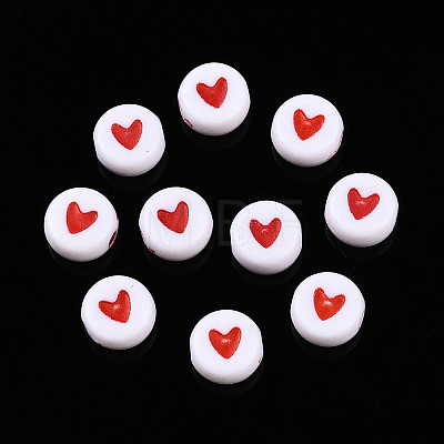 Opaque Acrylic Beads ACRP-T004-02A-1