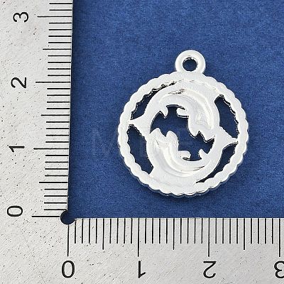 Twelve Constellations Alloy Pendants PALLOY-Q006-01F-S-1