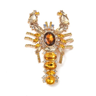 Alloy Rhinestone Brooch LS-AL-CBAC416-02-1