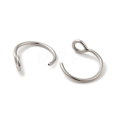 304 Stainless Steel Earring Hooks STAS-P336-06P-1