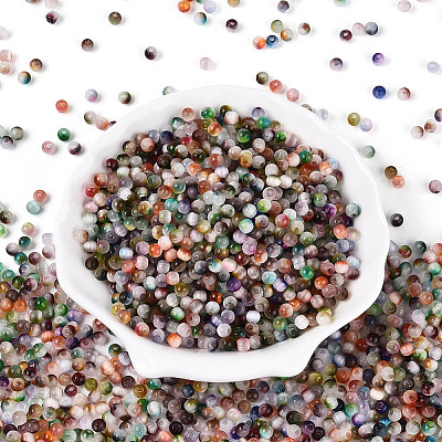 Drawbench Style Glass Seed Beads SEED-Q039-01-1
