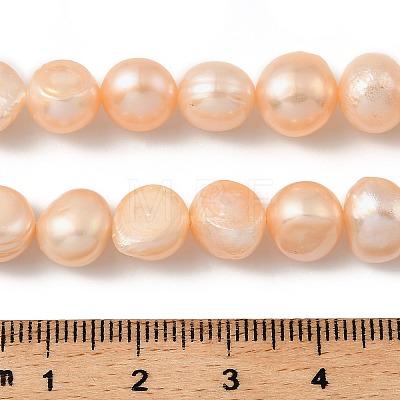 Natural Cultured Freshwater Pearl Beads Strands PEAR-P064-19K-01A-1