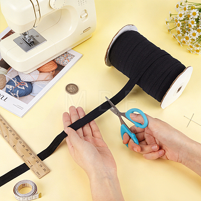 Flat Polyester Folding Elastic Cord OCOR-WH0120-55A-1
