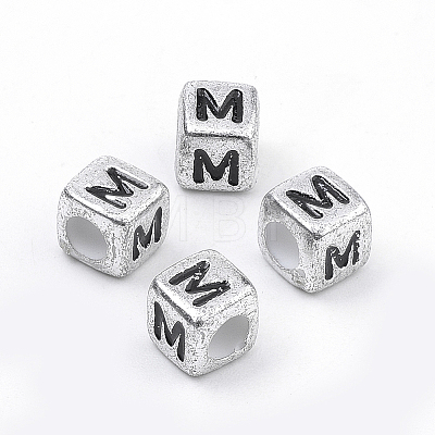 Plated Acrylic Beads X1-PB43C9308-M-1