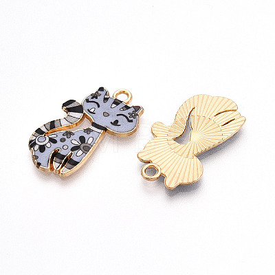 Printed Alloy Pendants PALLOY-H127-01G-06-01-1