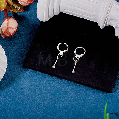 Brass Leverback Earring Findings EJEW-TAC00032-1