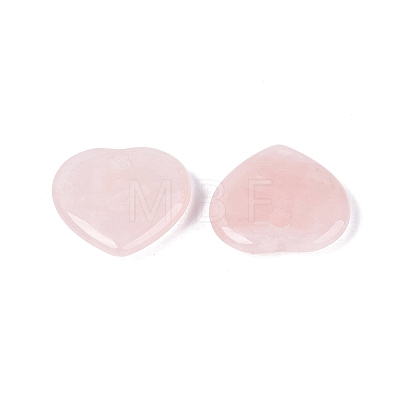Natural Rose Quartz Pendants G-Q601-29E-1