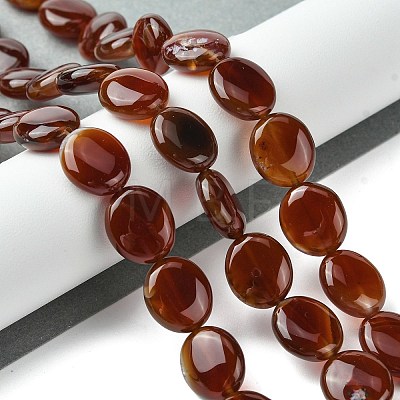 Natural Carnelian(Dyed & Heated) Beads Strands G-K365-B01-02-1