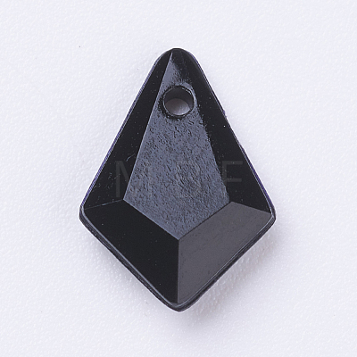 Opaque Acrylic Charms X-MACR-G051-14mm-01-1