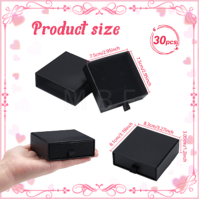 Paper Jewelry Drawer Boxes CON-WH0085-203A-1