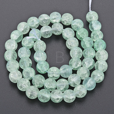Crackle Glass Beads Strands GLAA-S192-D-008E-1