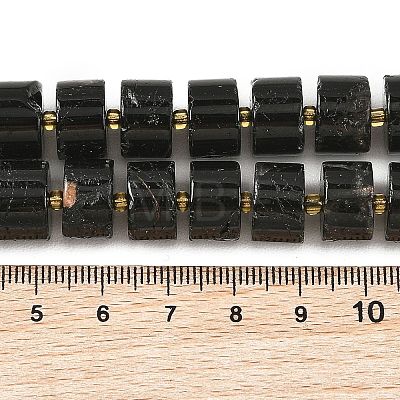 Natural Black Tourmaline Beads Strands G-K245-C13-1
