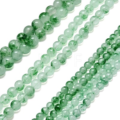 Natural Malaysia Jade Beads Strands G-L645-C01-6mm-14-1