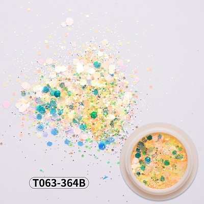 Shiny Nail Art Glitter Flakes MRMJ-T063-364B-1