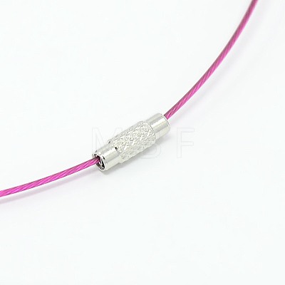 Steel Wire Necklace Cord X-TWIR-SW001-18-1