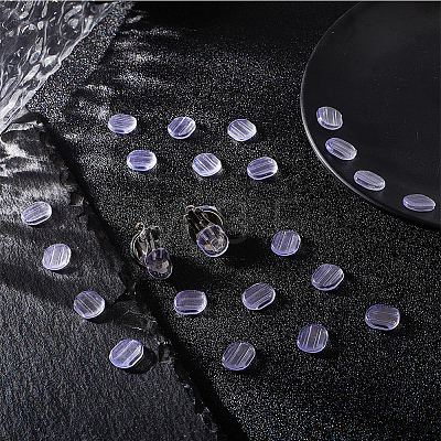 120Pcs Comfort Silicone Earring Pads FIND-SP0001-03-1