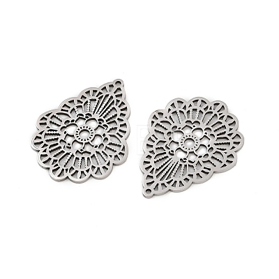 201 Stainless Steel Pendants STAS-U052-02F-P-1