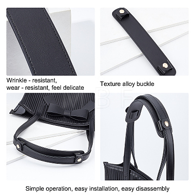 Imitation Leather Bag Strap Padding DIY-WH0304-307B-1