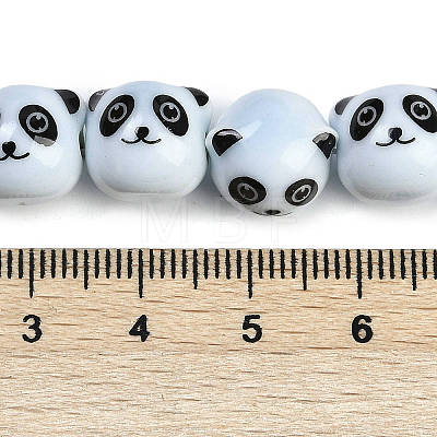 Handmade Porcelain Beads Strands PORC-P029-02B-1