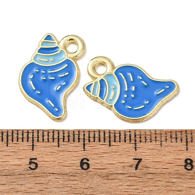 Ocean Alloy Enamel Pendants ENAM-B041-01A-1