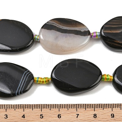 Natural Agate Bead Strands G-P192-16-1