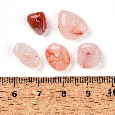 Transparent Acrylic Beads TACR-T028-39B-1