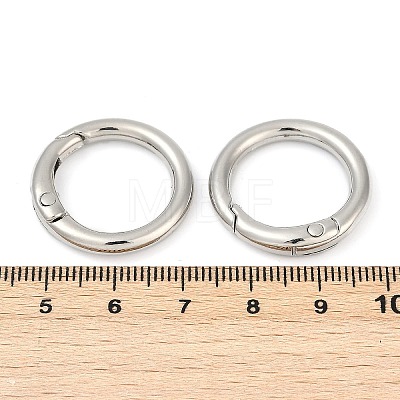 Alloy Spring Gate Clasps FIND-H012-05P-1