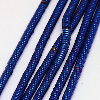 Electroplate Non-magnetic Synthetic Hematite Beads Strands G-J164A-2mm-05-1