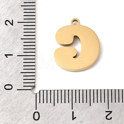 304 Stainless Steel Pendants STAS-K297-09G-G-1