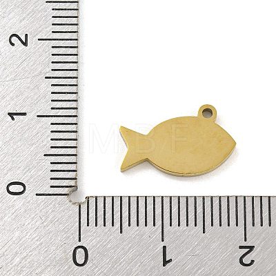 316 Surgical Stainless Steel Enamel Charms STAS-M073-35A-01G-1