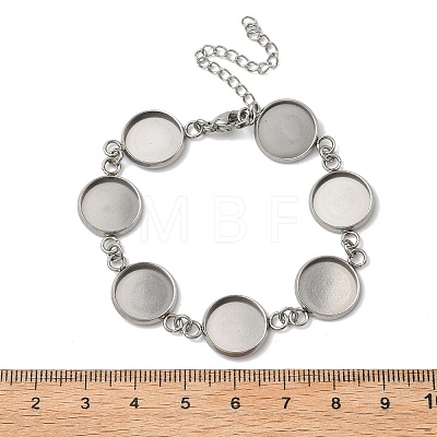 304 Stainless Steel Bracelet Making STAS-B126-03P-1