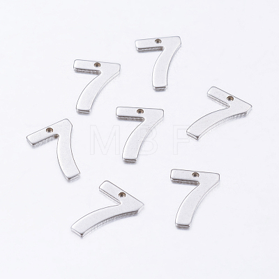Tarnish Resistant 201 Stainless Steel Pendants STAS-F128-01P-7-1-1