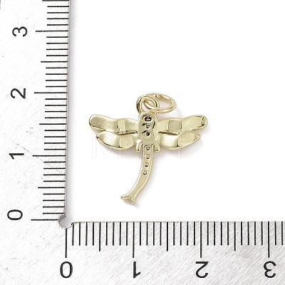 Brass Micro Pave Cubic Zirconia Pendants KK-L209-062G-01-1
