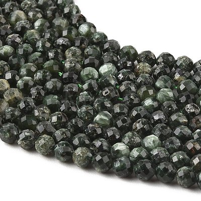 Natural Seraphinite Beads Strands G-K376-A02-5mm-1