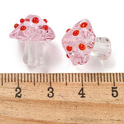 Handmade Bumpy Lampwork Beads LAMP-S067-01F-1