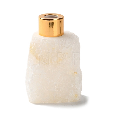 Raw Natural Quartz Crystal Perfume Bottle G-B131-03D-1