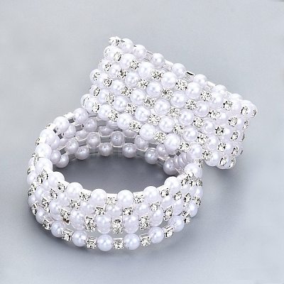 Five Loops Iron Wrap Bracelets BJEW-R308-02-1