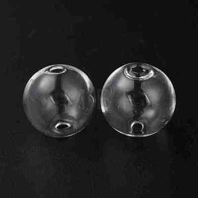 Handmade Blown Glass Globe Beads FIND-WH0104-03F-1