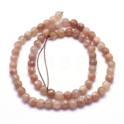 Natural Sunstone Beads Strands G-K224-10-6mm-1