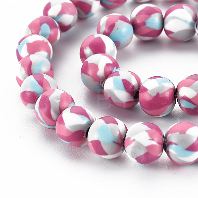 Handmade Polymer Clay Beads Strands CLAY-N008-054-05-1