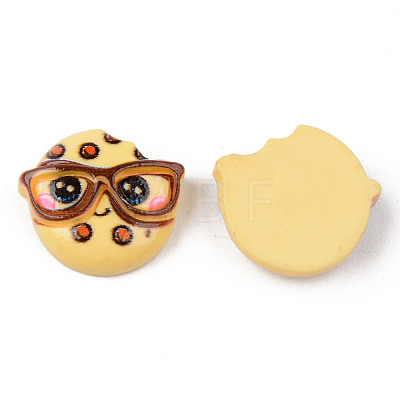 Opaque Resin Cabochons X-CRES-N024-31-1